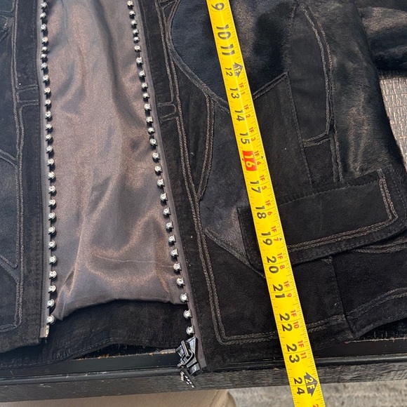 Stillman Studio New York Genuine Leather Jacket in Black size Medium - Picture 3 of 11